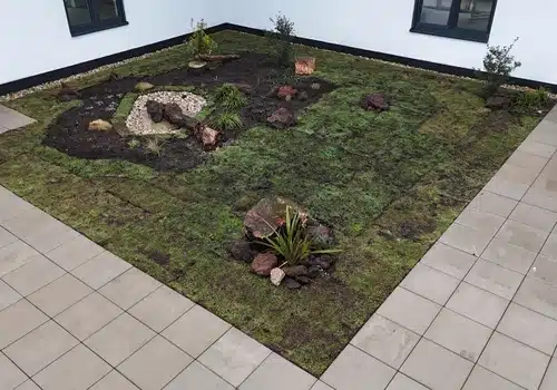Binnentuin Keulen na aanleg