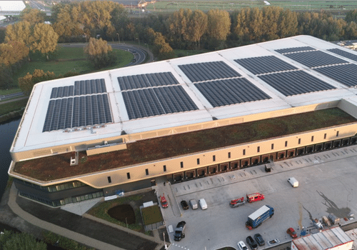 Logistiek Centrum Gouda met Groendak